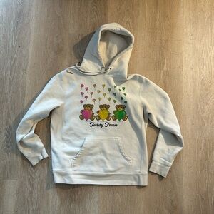 Teddy Fresh Cream Hoodie with Bear Design